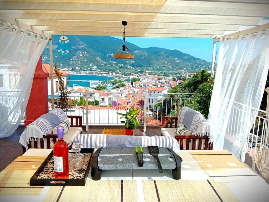 Villa Duka'S Gardenhouse Città di Skopelos Esterno foto